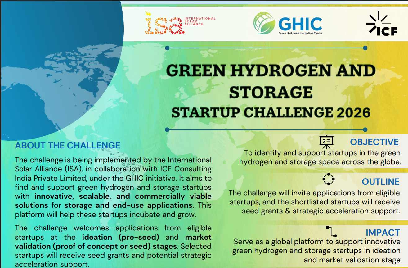 Green Hydrogen and Storage Startup Challenge