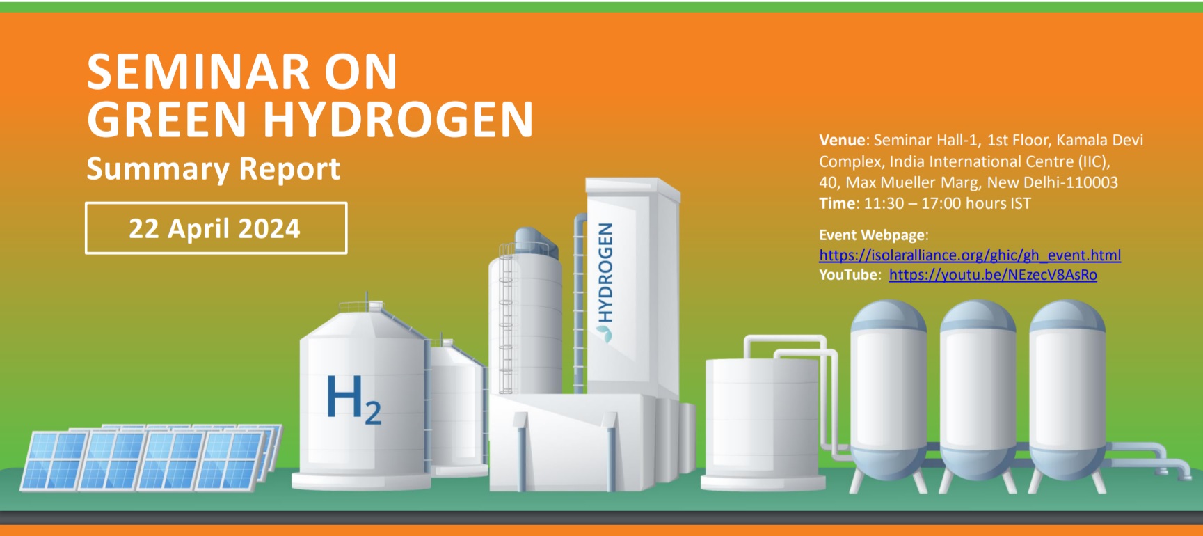 SEMINAR ON GREEN HYDROGEN 2024