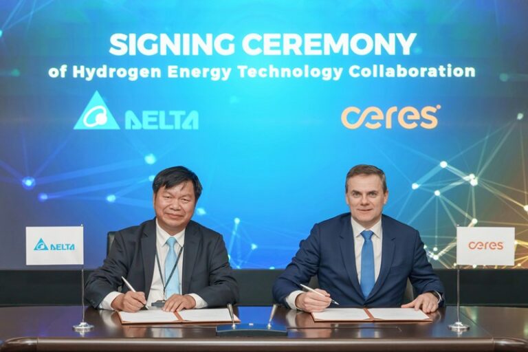 Delta and Ceres enter hydrogen energy technology collaboration