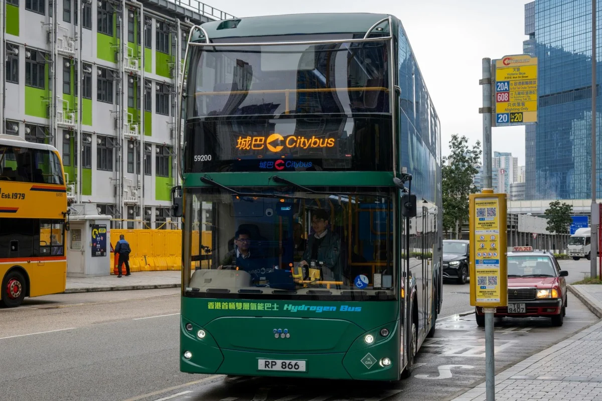 Hong Kong’s first hydrogen-powered double-decker bus to hit the road in 1 month’s time