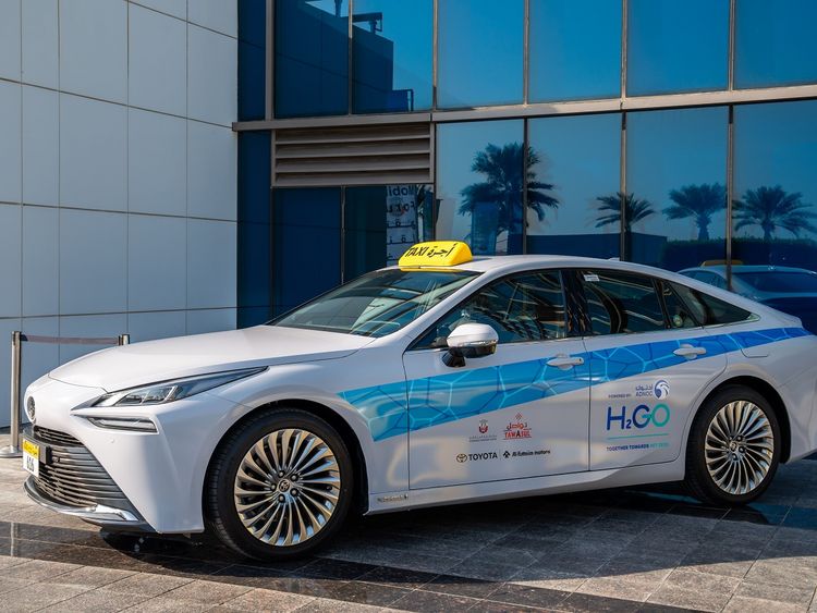 Hydrogen-powered taxi deployed in Abu Dhabi in green transport drive