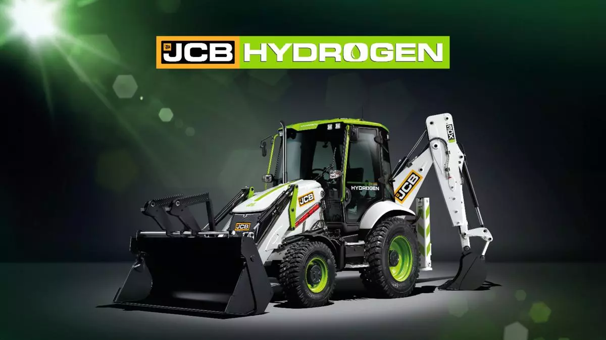 JCB debuts hydrogen combustion technology