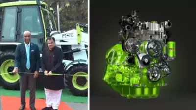 Nitin Gadkari unveils Asia’s first hydrogen powered construction machine by JCB