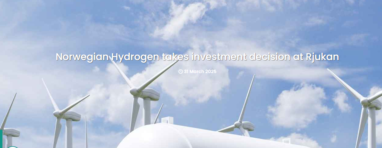 Norwegian Hydrogen takes investment decision at Rjukan