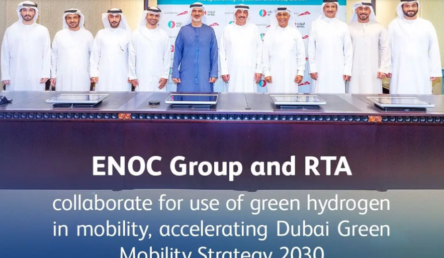ENOC Group and RTA Collaborate for Use of Green Hydrogen in Mobility, Accelerating Dubai Green Mobility Strategy 2030