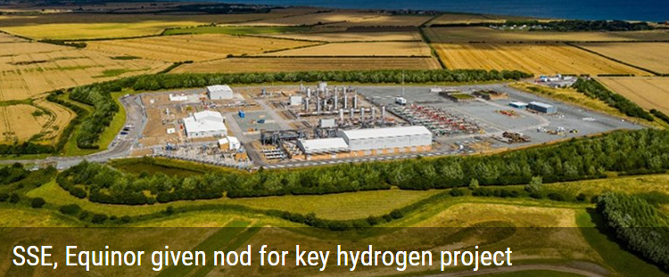 SSE, Equinor given nod for key hydrogen project