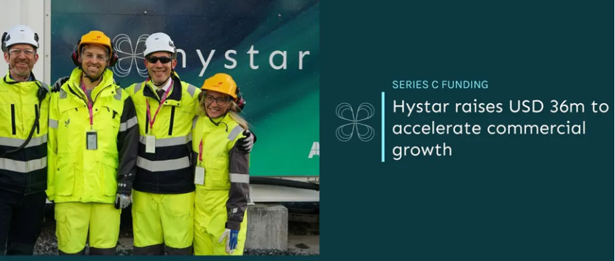 Hystar Secures $36M in Funding to Accelerate Scale-Up of PEM Green Hydrogen Technology