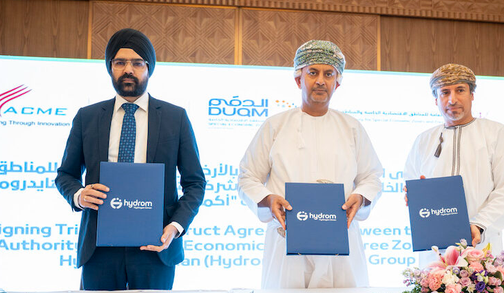 Deals signed for phase 2 and 3 of ACME’s hydrogen project in Duqm