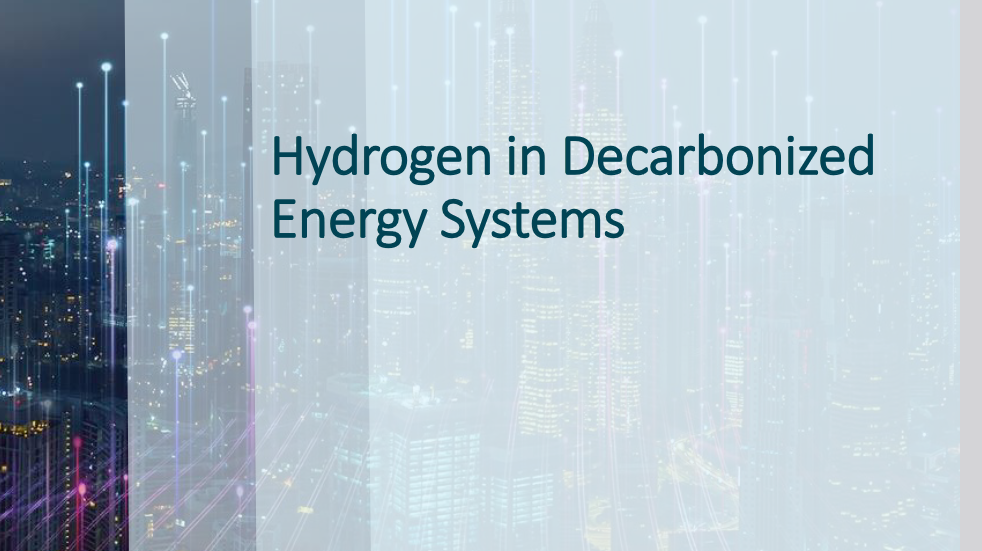 Hydrogen in Decarbonized  Energy Systems
