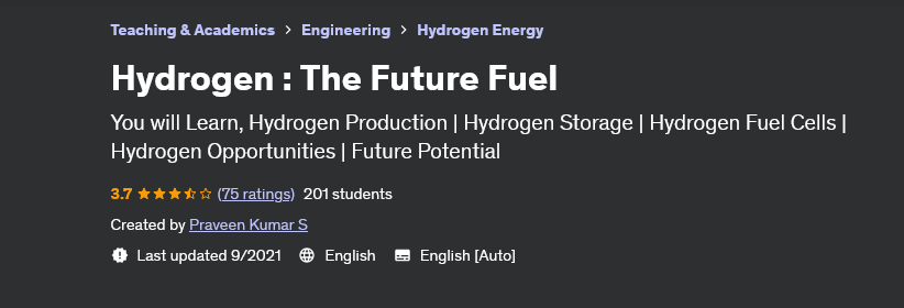 Hydrogen: The Future Fuel