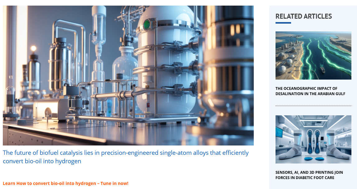 Designing Smart Catalysts to Unlock Green Hydrogen from Bio-Oil