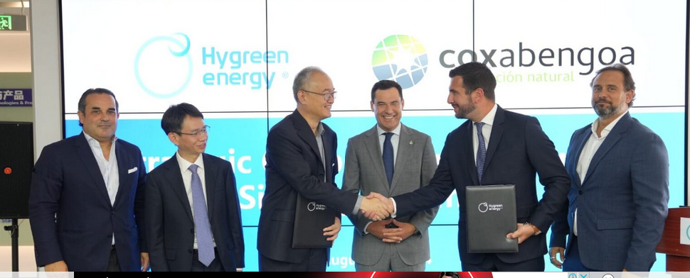 China to invest €2 billion into hydrogen energy plant in Spain’s Andalucia