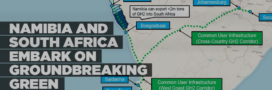 Namibia and South Africa embark on Groundbreaking Green Hydrogen Pipeline Project