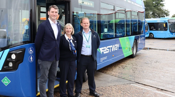 New hydrogen powered buses driving a greener future in Surrey