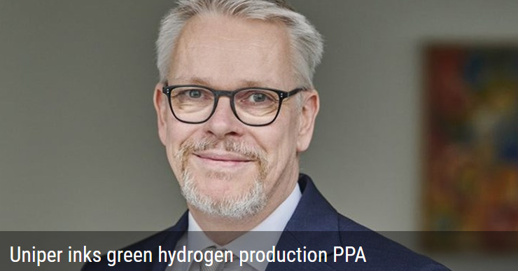 Uniper inks green hydrogen production PPA