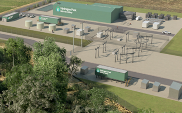 Green hydrogen plant breaks ground at Wodonga