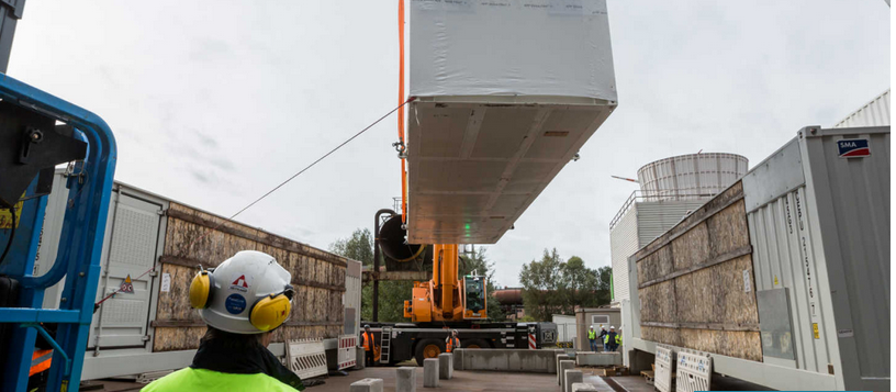 ArcelorMittal Bremen has received two electrolyzers as part of the HyBit project