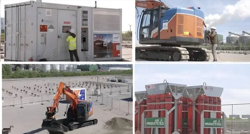 Air Products and Hitachi Partners Prove Hydrogen Can Power Zero-Emission Construction