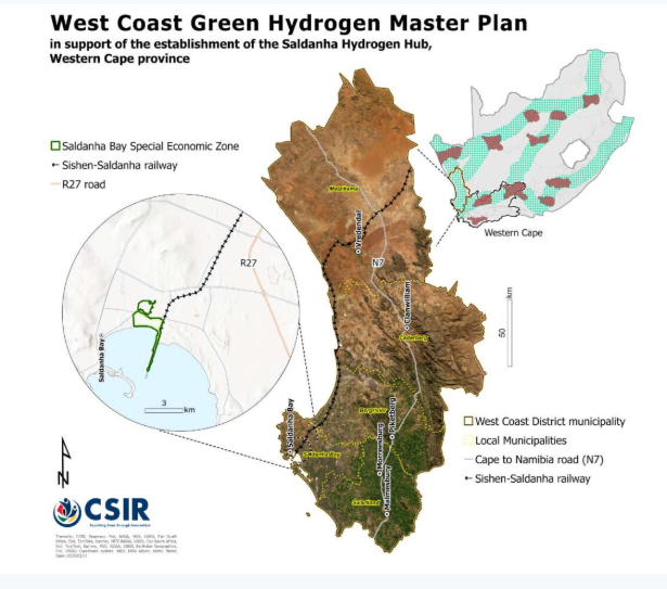 South Africa: CSIR to lead master planning for Saldanha green hydrogen hub