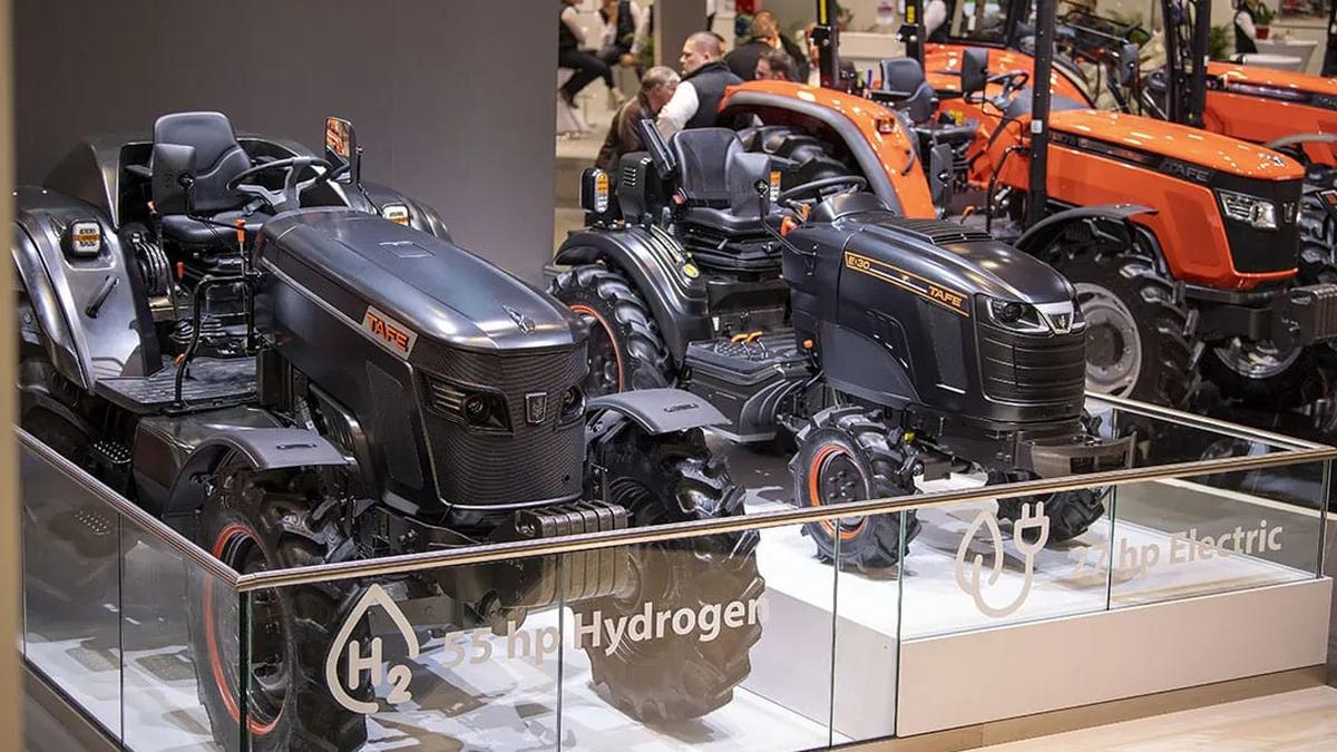 TAFE rolls out electric, hydrogen-powered concept tractors for European market