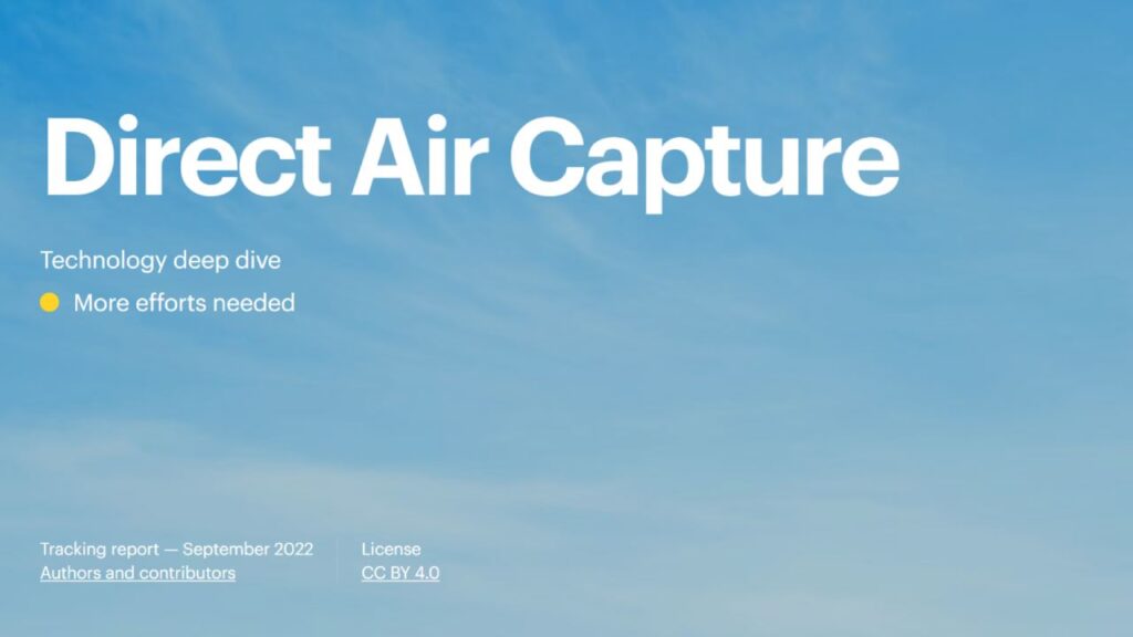 Direct Air Capture
