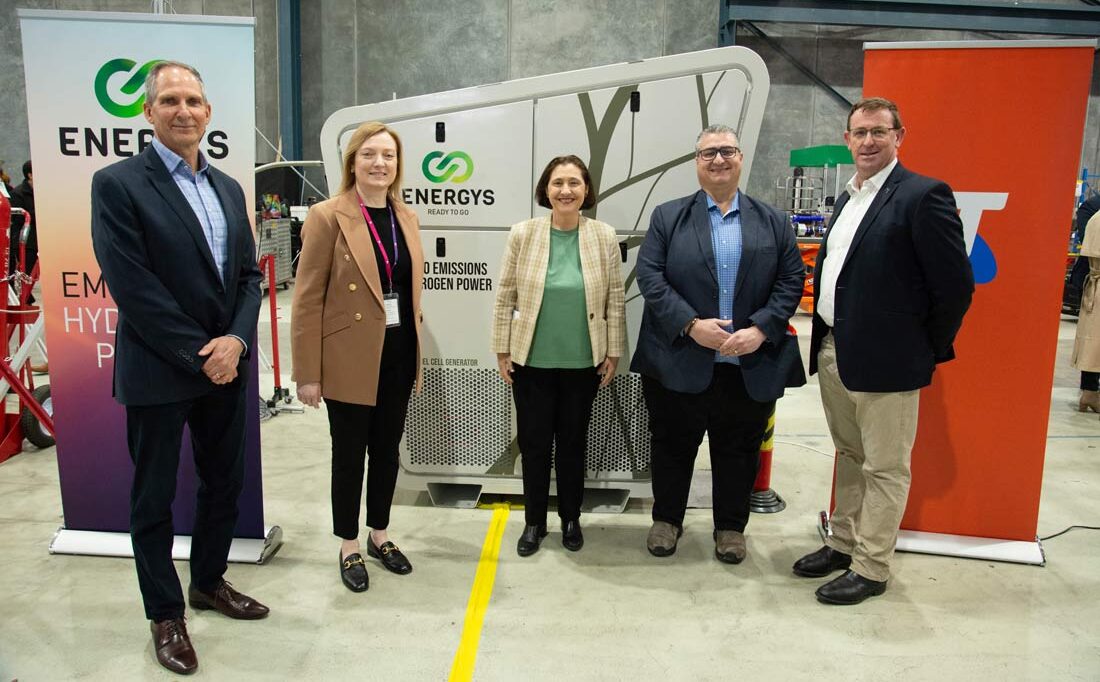 Victorian-manufactured hydrogen gen-sets to provide backup power for five Telstra towers