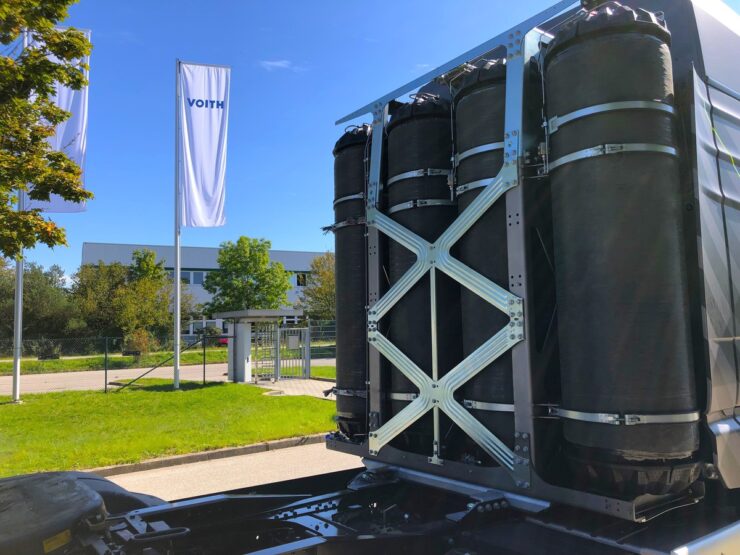 Voith Composites – The first certified Hydrogen tank with 700 bar and 350 litres is now approved for on-road use in Europe